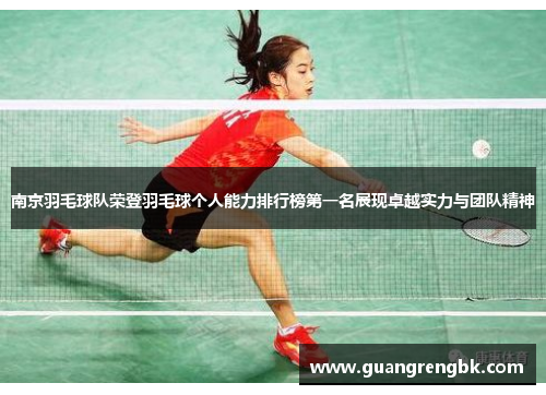 南京羽毛球队荣登羽毛球个人能力排行榜第一名展现卓越实力与团队精神